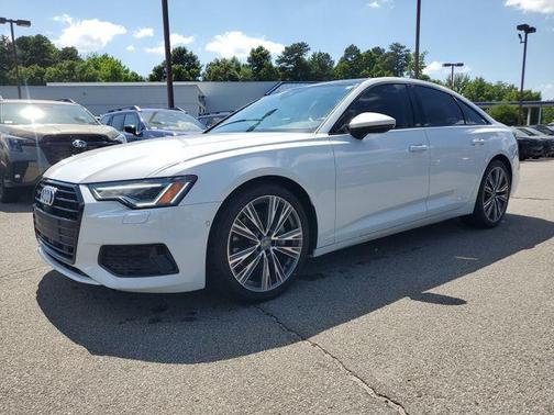 Glacier White Metallic 2020 Audi A6 55 Premium Plus