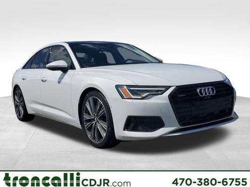 Glacier White Metallic 2020 Audi A6 55 Premium Plus