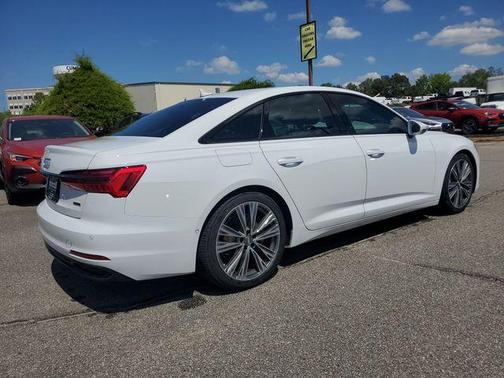 Glacier White Metallic 2020 Audi A6 55 Premium Plus