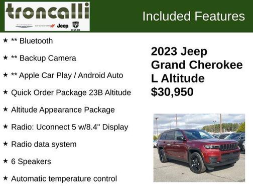 2023 Jeep Grand Cherokee L Laredo