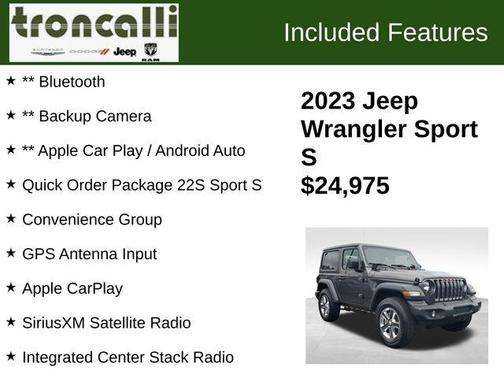 2023 Jeep Wrangler Sport