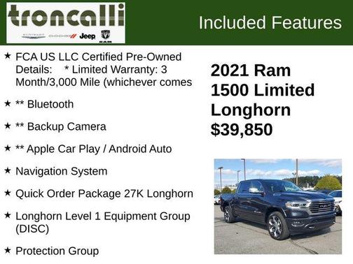 2021 RAM 1500 Longhorn