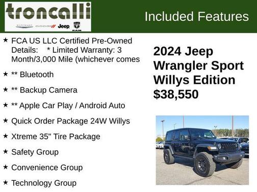 2024 Jeep Wrangler Sport