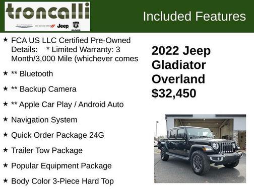 2022 Jeep Gladiator Overland