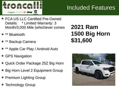 2021 RAM 1500 Big Horn
