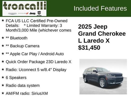 2025 Jeep Grand Cherokee L Laredo