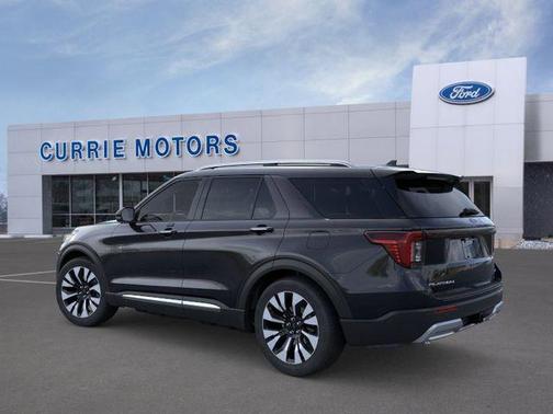 Agate Black Metallic 2026 Ford Explorer Platinum