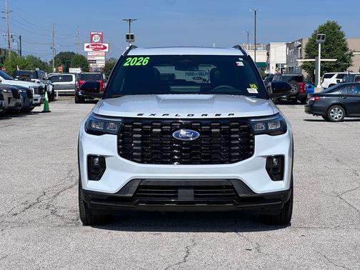 Space White Metallic 2026 Ford Explorer ST-Line