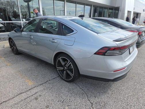 Solar Silver Metallic 2025 Honda Accord Hybrid Sport