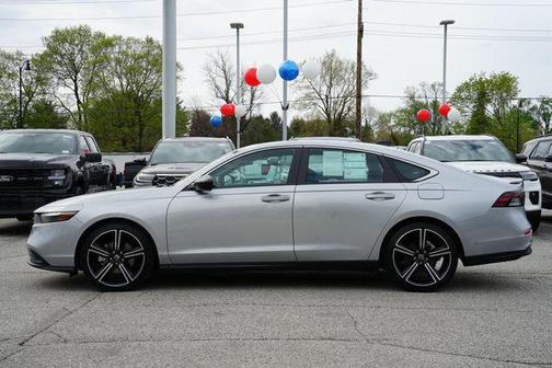 Solar Silver Metallic 2025 Honda Accord Hybrid Sport