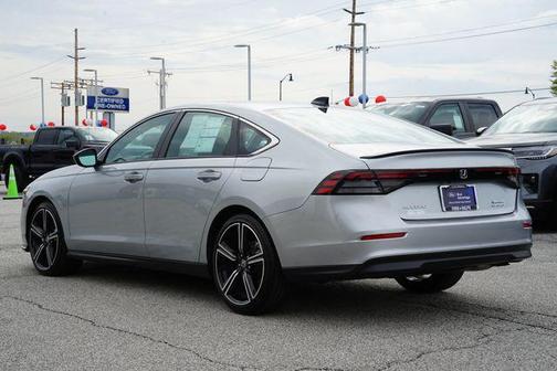 Solar Silver Metallic 2025 Honda Accord Hybrid Sport