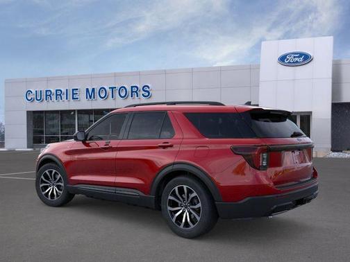 Rapid Red Metallic Tinted Clearcoat 2026 Ford Explorer ST-Line