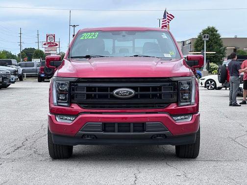 Rapid Red Metallic Tinted Clearcoat 2023 Ford F-150 Platinum