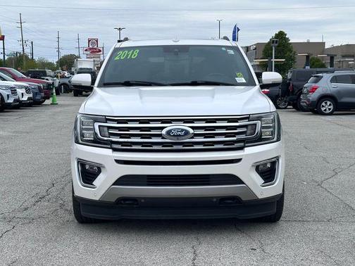 White Platinum Clearcoat Metallic 2018 Ford Expedition Limited