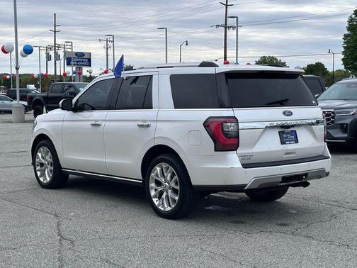 White Platinum Clearcoat Metallic 2018 Ford Expedition Limited