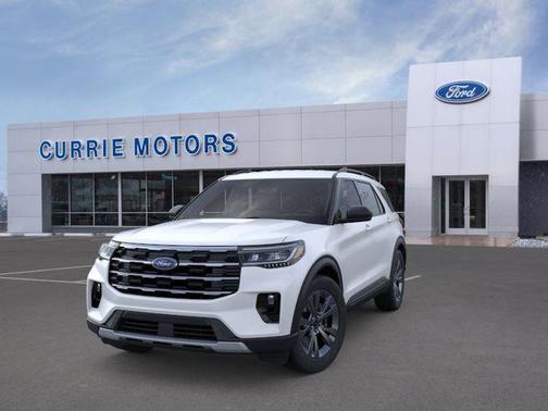 Star White Metallic Tri-Coat 2026 Ford Explorer Active