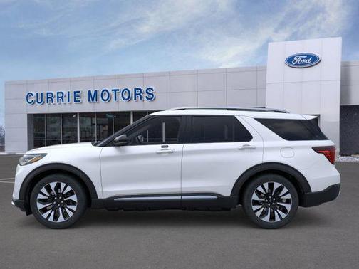 Star White Metallic Tri-Coat 2026 Ford Explorer Platinum