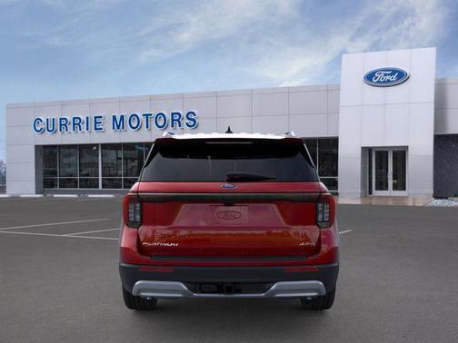 Rapid Red Metallic Tinted Clearcoat 2026 Ford Explorer Platinum