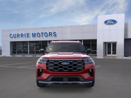 Rapid Red Metallic Tinted Clearcoat 2026 Ford Explorer Platinum