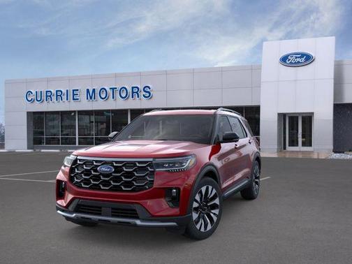 Rapid Red Metallic Tinted Clearcoat 2026 Ford Explorer Platinum