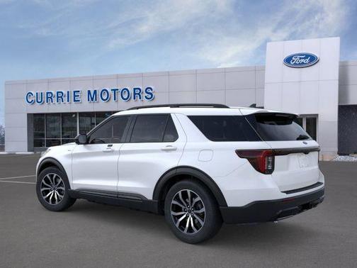 Star White Metallic Tri-Coat 2026 Ford Explorer ST-Line