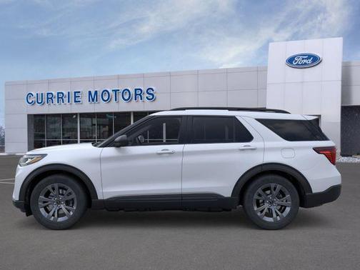 Space White Metallic 2026 Ford Explorer Active