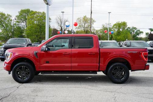 Rapid Red Metallic Tinted Clearcoat 2022 Ford F-150 XLT