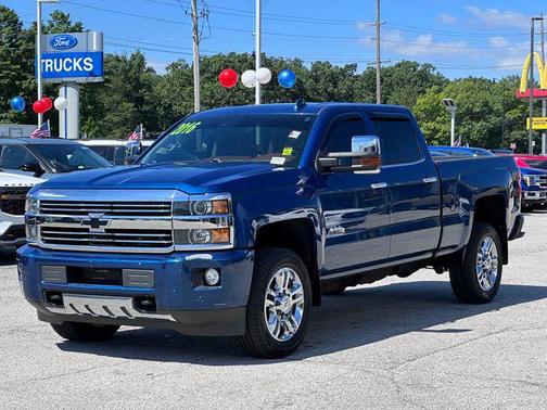 Deep Ocean Blue 2016 Chevrolet Silverado 2500 High Country