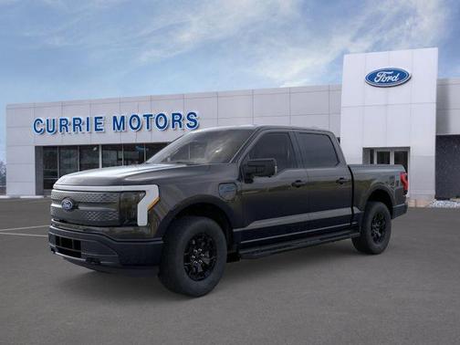 Agate Black Metallic 2025 Ford F-150 Lightning XLT
