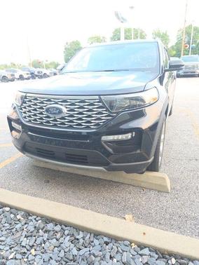 Agate Black Metallic 2020 Ford Explorer Platinum