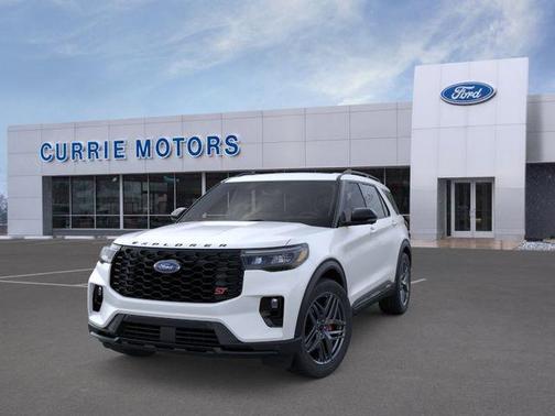 Star White Metallic Tri-Coat 2026 Ford Explorer ST
