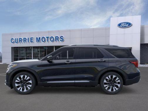 Agate Black Metallic 2026 Ford Explorer Platinum