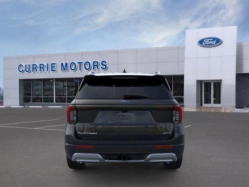 Agate Black Metallic 2026 Ford Explorer Platinum