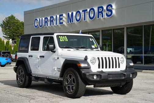 Bright White Clearcoat 2018 Jeep Wrangler Unlimited Sport