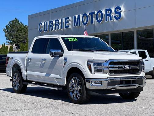 Star White Metallic Tri-Coat 2024 Ford F-150 Lariat