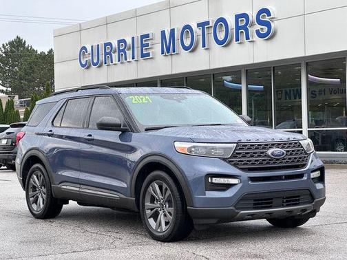 Infinite Blue Metallic Tinted Clearcoat 2021 Ford Explorer XLT
