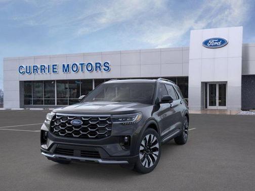Agate Black Metallic 2026 Ford Explorer Platinum