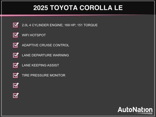 2025 Toyota Corolla LE