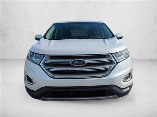 White Platinum Metallic Tri-Coat 2018 Ford Edge SEL