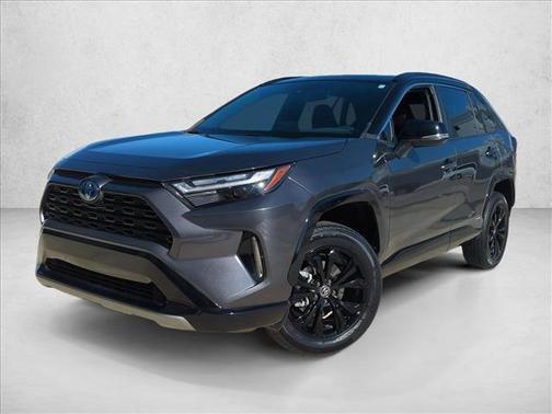 Magnetic Gray Metallic/Midnight Black Metallic 2023 Toyota RAV4 Hybrid SE