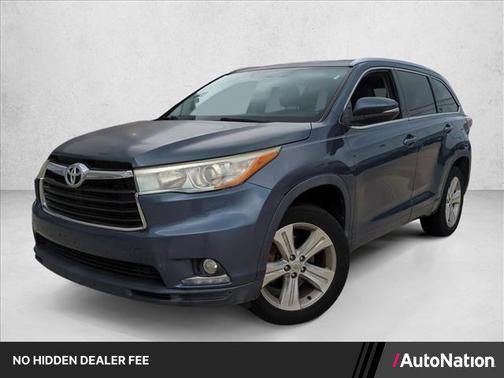 Shoreline Blue Pearl 2014 Toyota Highlander Limited