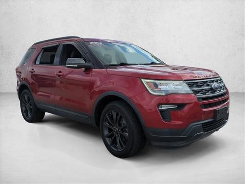 Ruby Red Metallic Tinted Clearcoat 2018 Ford Explorer XLT
