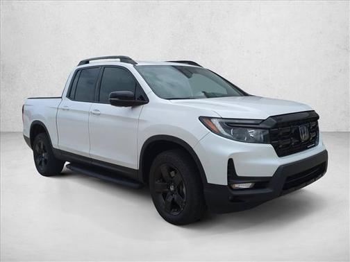 Platinum White Pearl 2025 Honda Ridgeline Black