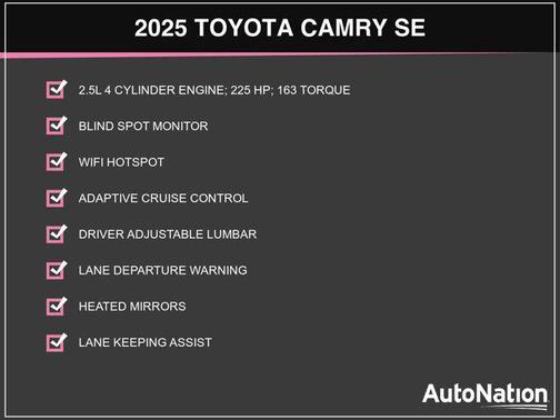 2025 Toyota Camry SE