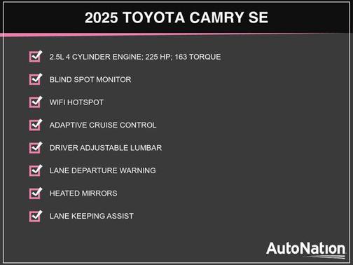 2025 Toyota Camry SE
