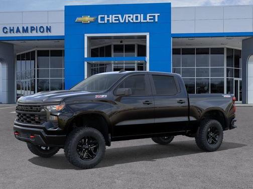 Black 2026 Chevrolet Silverado 1500 Custom Trail Boss