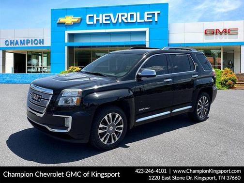Ebony Twilight Metallic 2017 GMC Terrain Denali