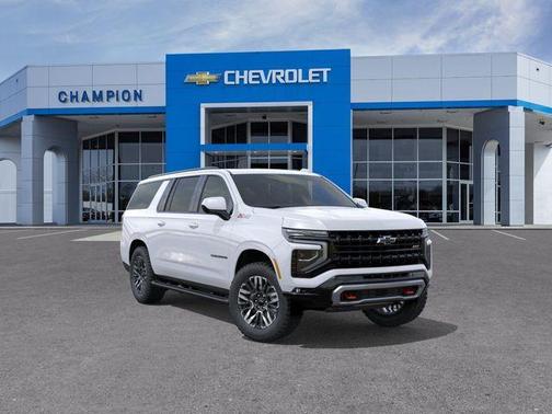 Summit White 2026 Chevrolet Suburban Z71