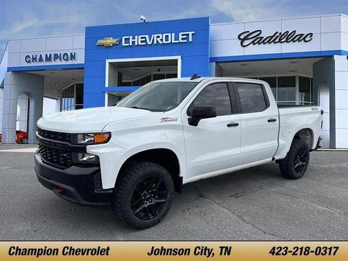 Summit White 2021 Chevrolet Silverado 1500 Custom Trail Boss