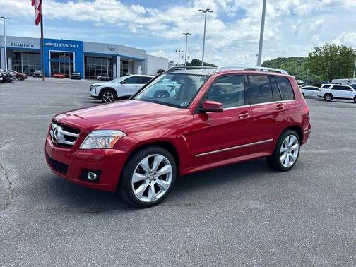 Red 2011 Mercedes-Benz GLK-Class GLK 350 4MATIC